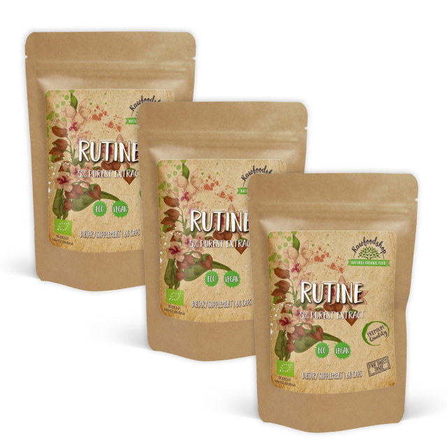 Rutin Extract 500mg 60 kapsler x 3 pakker
