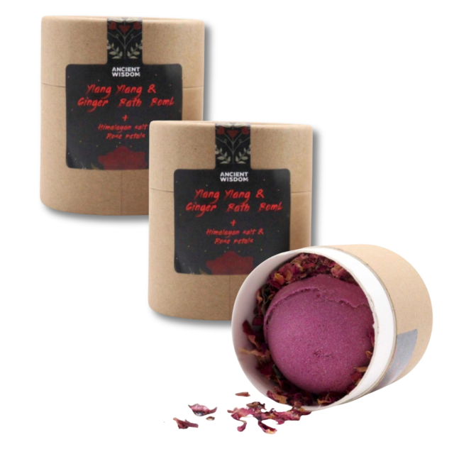 Badebombe Ylang & Ingefær 170g x 3 stk