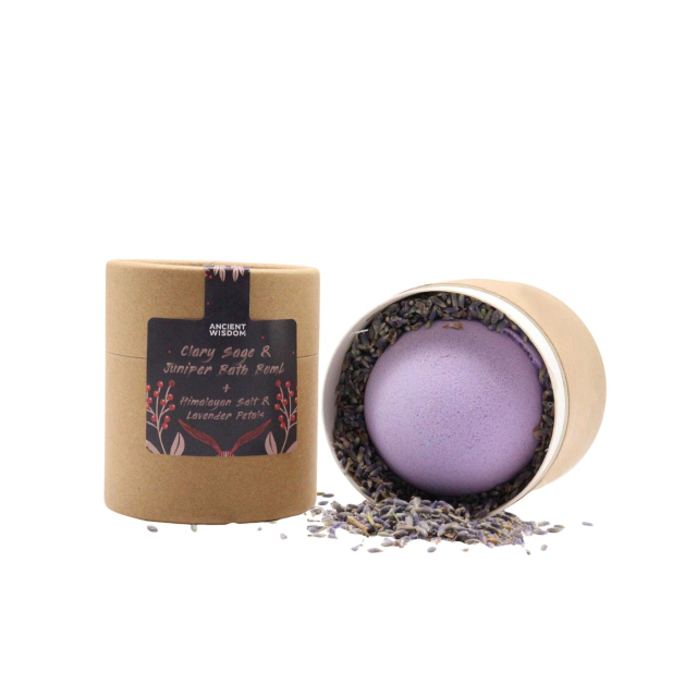 Badbombe Muskatellsalvie & Enebær 170g