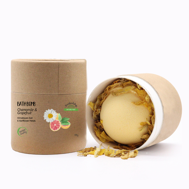 Badebombe Kamille & Grapefrukt 170g