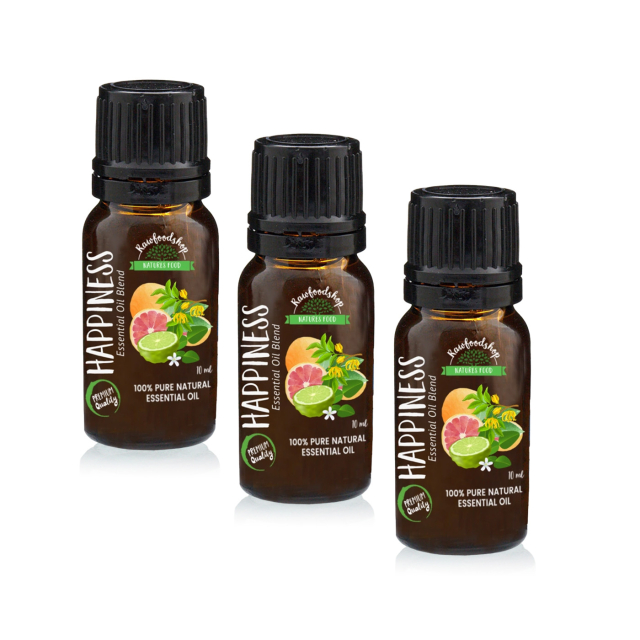 Happiness Essential Oil Blend 10ml x 3 flasker