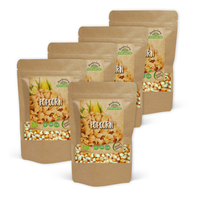 Popcorn ØKO 1kg x 5 pakker