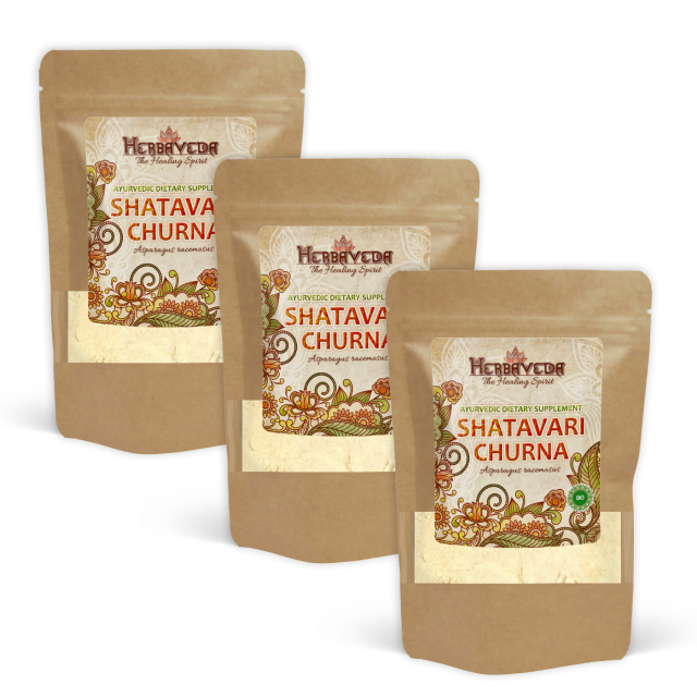 Shatavari Churna ØKO 250g x 3 pakker
