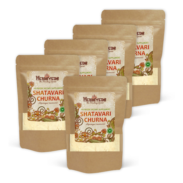 Shatavari Churna ØKO 125g x 5 pakker