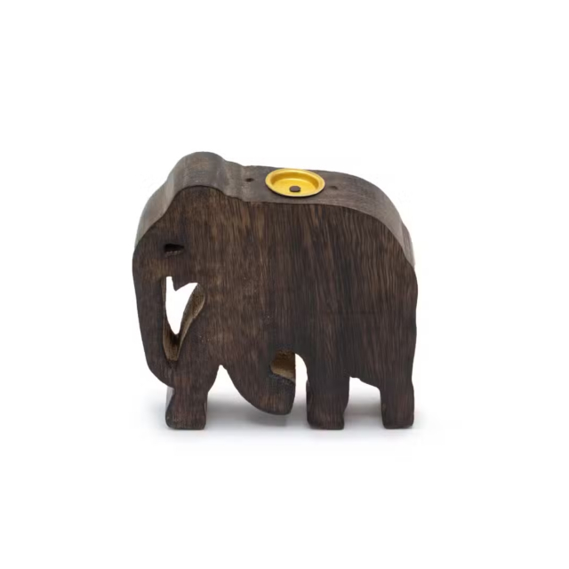 Røkelsesholder Elefant for Pinner & Kjegler