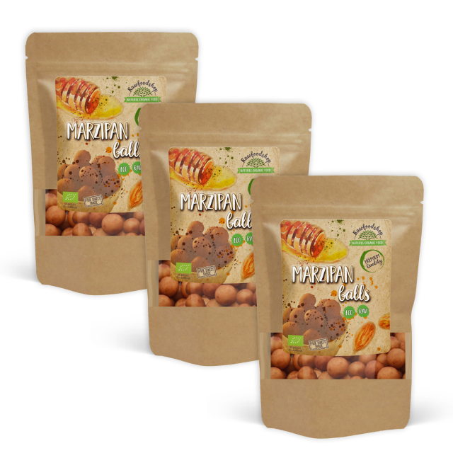 Marsipankuler i kakao ØKO 100g x 3 pakker