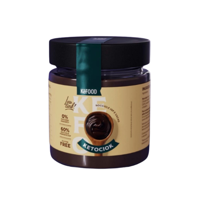 Hasselnøtt- & Kakaokrem Keto 250g