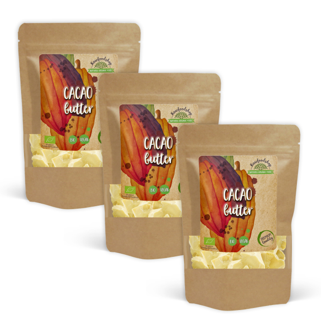 Kakaosmør ØKO 250g x 3 pakker