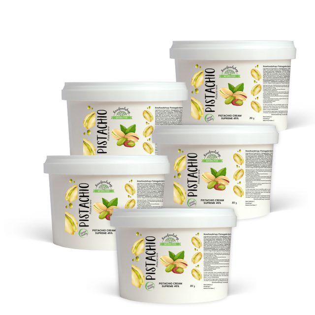 Pistasjkrem Supreme 45% 500g x 5 bokser