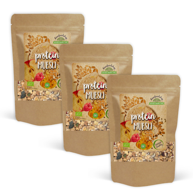 Protein Musli ØKO 400g x 3 pakker