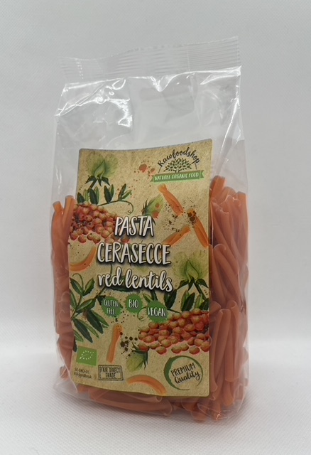 Pasta Røde Linser Casarecce ØKO 250g x 5 pakker