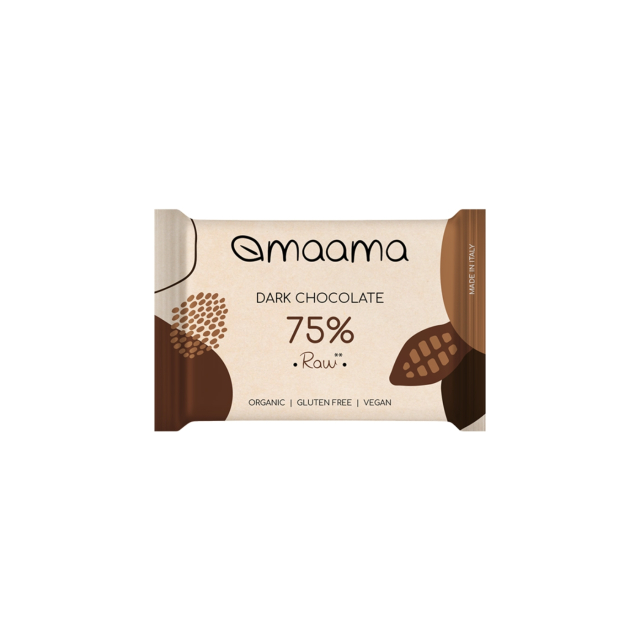 Mørk Sjokolade 75% RAW ØKO 30g