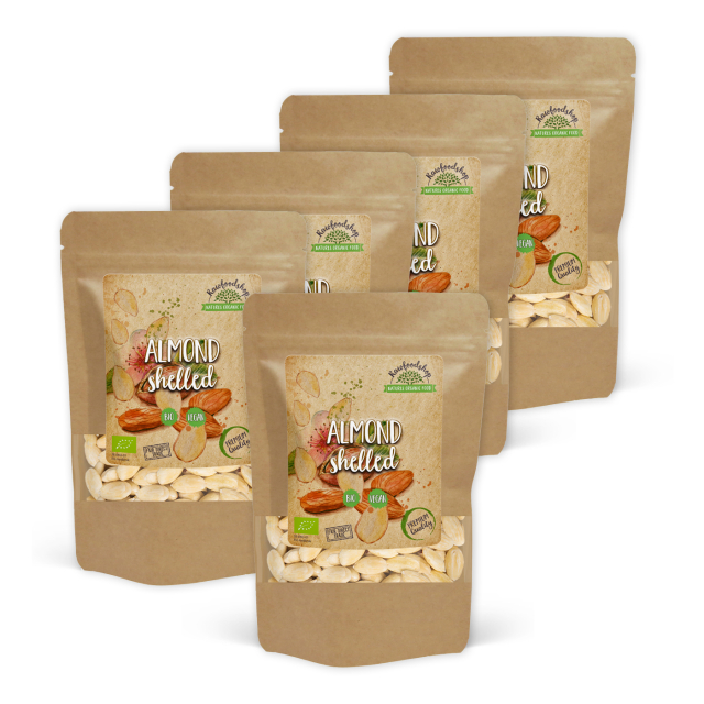 Mandel Skåldede ØKO 1kg x 5 pakker