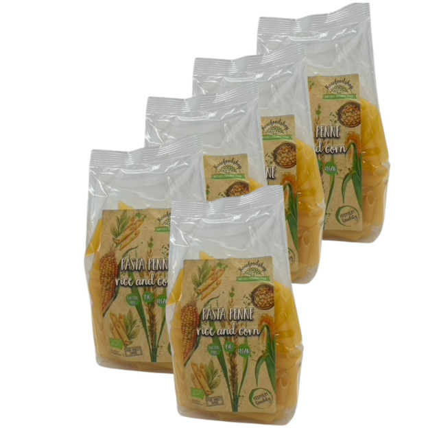 Pasta Ris & Mais Penne ØKO 1kg x 5 pakker