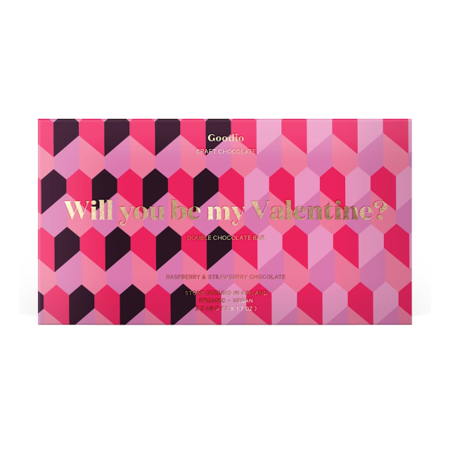 Sjokolade Bringebær & Jordbær ØKO 2 x 48g