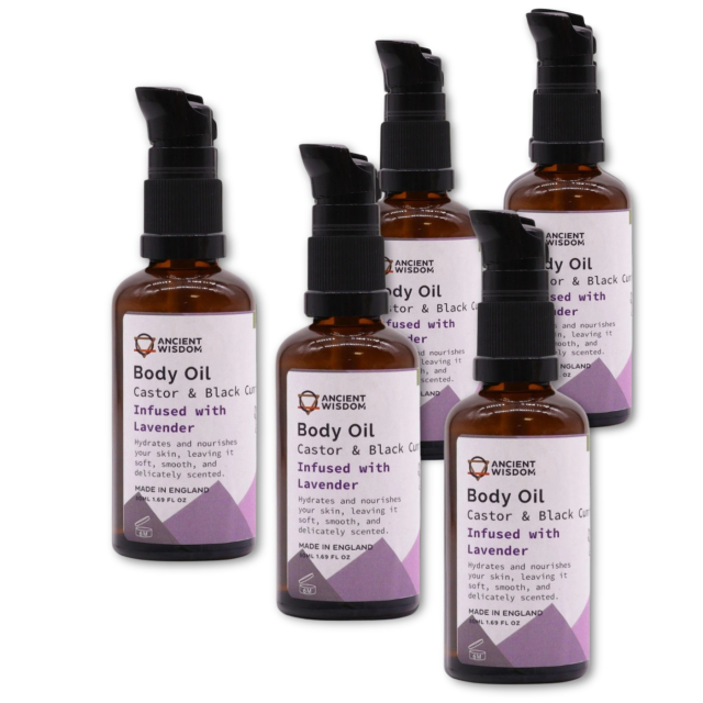 Ansikt & Kroppsolje Lavendel ØKO 50ml x 5 stk