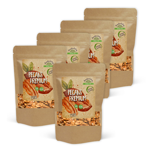 Pekannøtter Premium RAW 250g x 5 pakker
