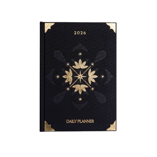 Dagbok Motivation 2026 Svart