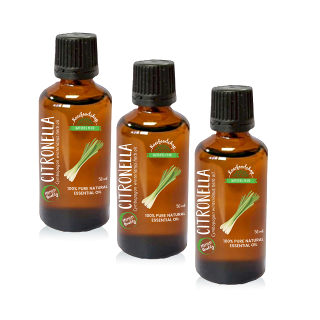 Citronella Eterisk Olje 50ml x 3 pakker