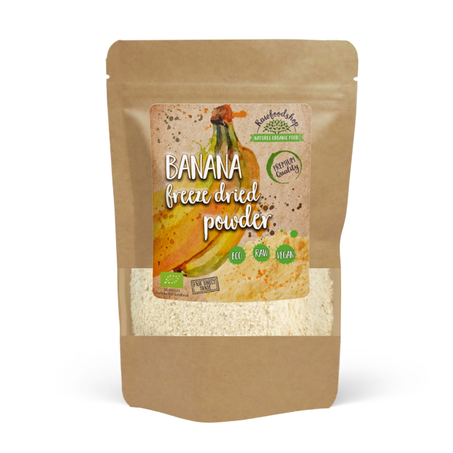 Bananpulver Frysetørket ØKO 125g