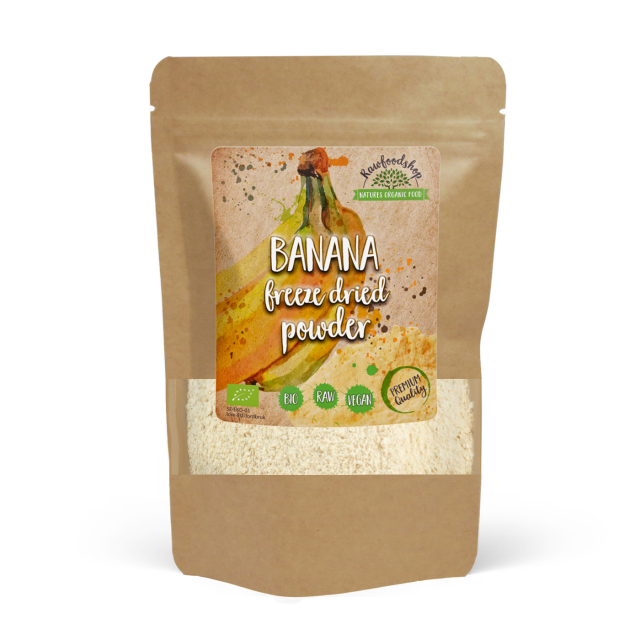 Bananpulver Frysetørket ØKO 125g