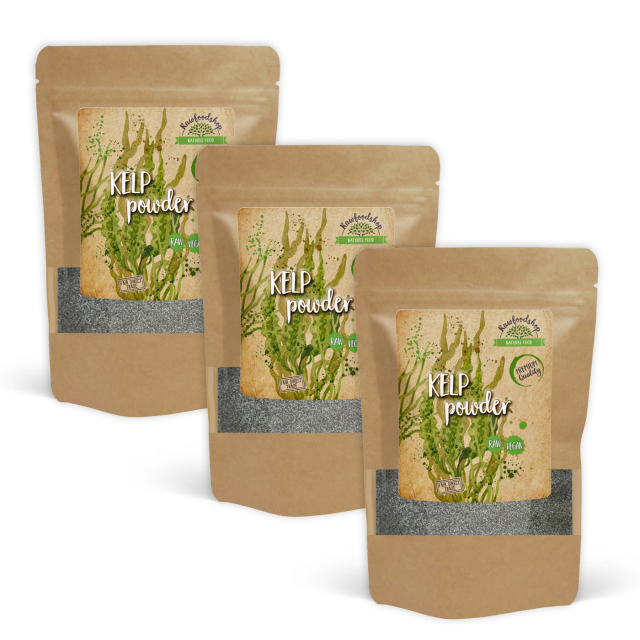 Kelp Pulver Vill 250g x 3 pakker
