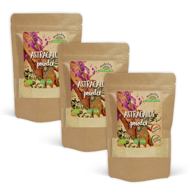 Astragalus Pulver ØKO 125g x 3 pakker