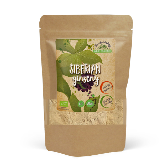 Siberian Ginseng Pulver ØKO 250g
