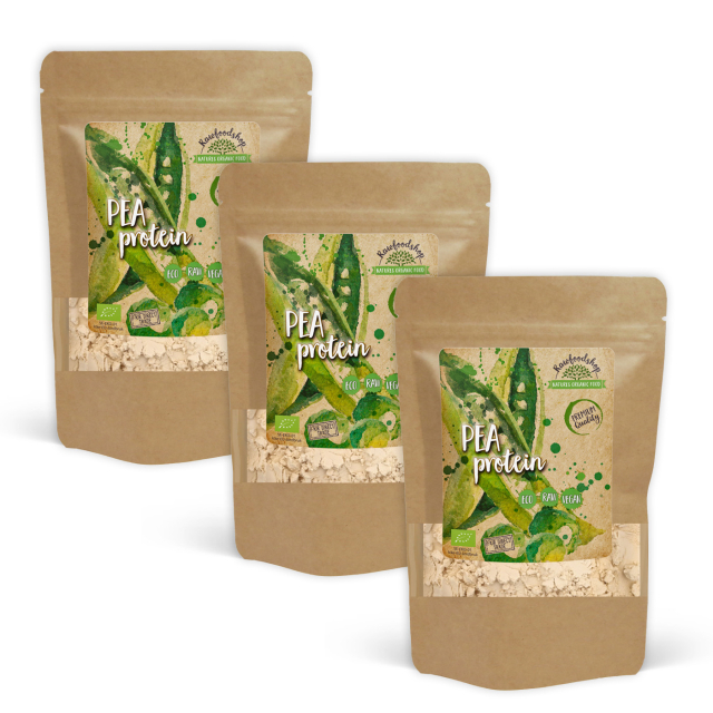 Erteprotein ØKO 1kg x 3 pakker