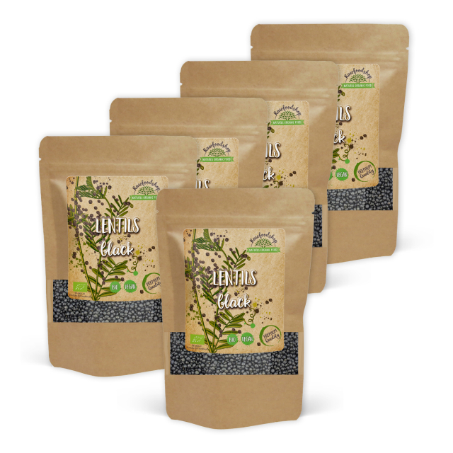 Linser Svarte ØKO 500g x 5 pakker