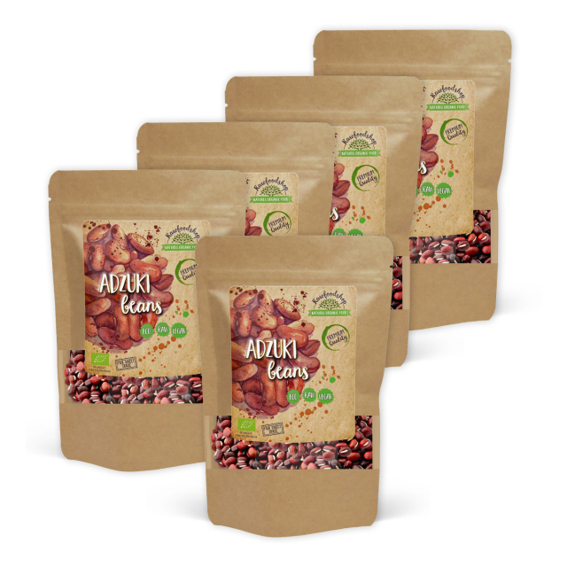 Adzukibønner ØKO 500g x 5 pakker
