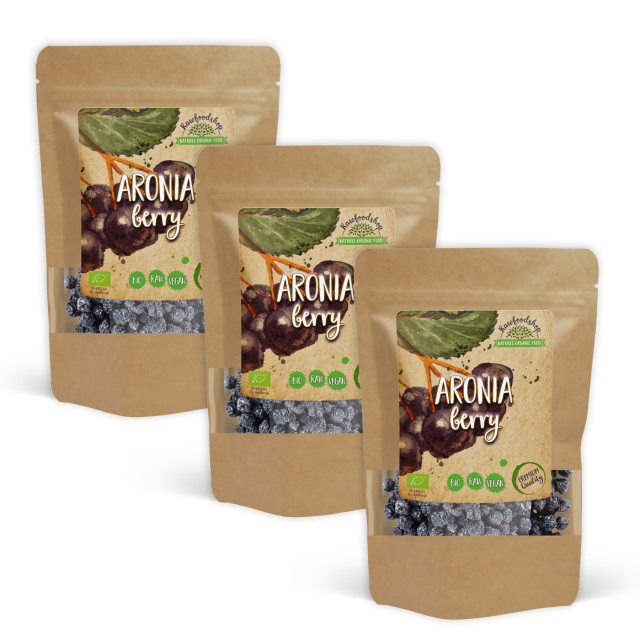 Aroniabær ØKO 100g x 3 pakker