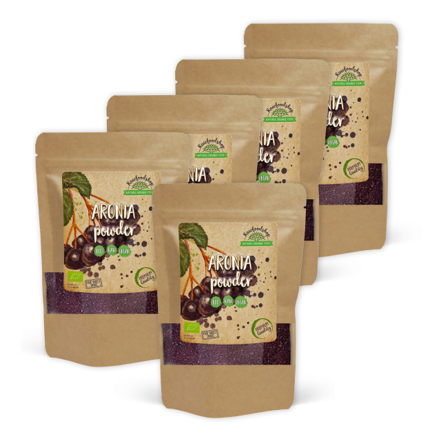 Aronia Pulver ØKO 125g x 5 pakker