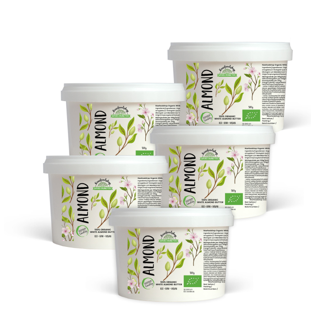 Mandelsmør Lyst RAW ØKO 500g x 5 pakker
