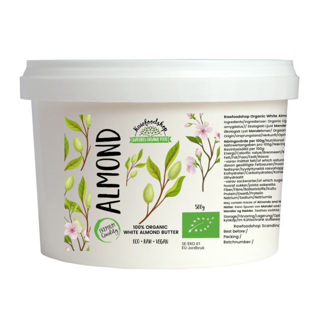 Mandelsmør Lyst RAW ØKO 500g
