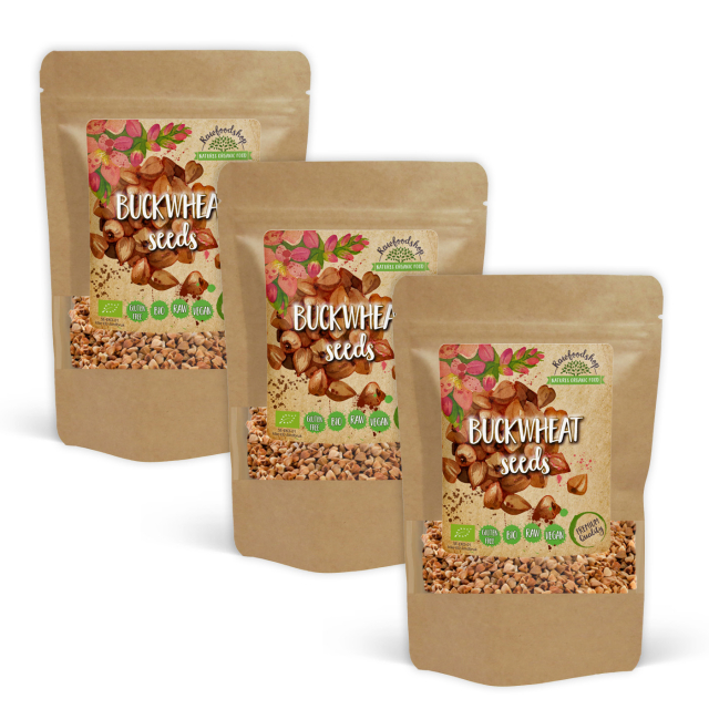 Bokhvete ØKO 500g x 3 pakker