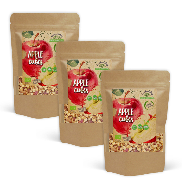 Epleterninger ØKO 100g x 3 pakker