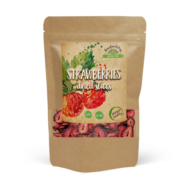 Jordbær Skiver 100g