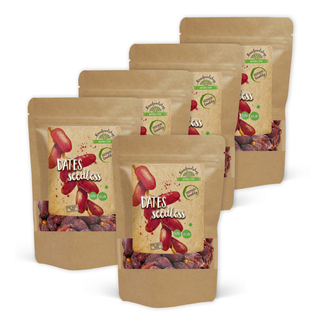 Dadler Kjernede 1kg x 5 pakker