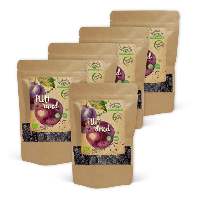 Plommer ØKO 1kg x 5 pakker