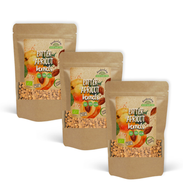 Aprikoskjerner Bitter ØKO 500g x 3 pakker