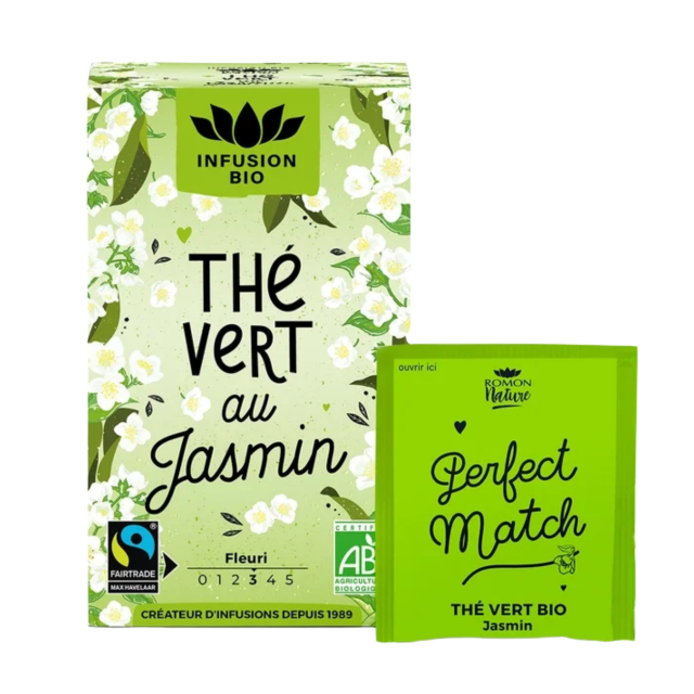 Grønn te Jasmin ØKO 16 x 1,7 g