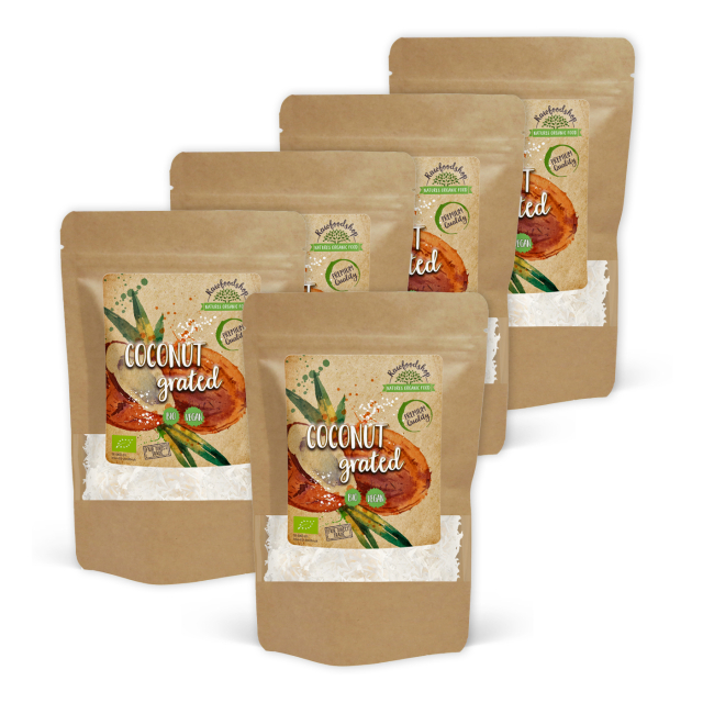Kokos Revet Premium ØKO 500g x 5 pakker