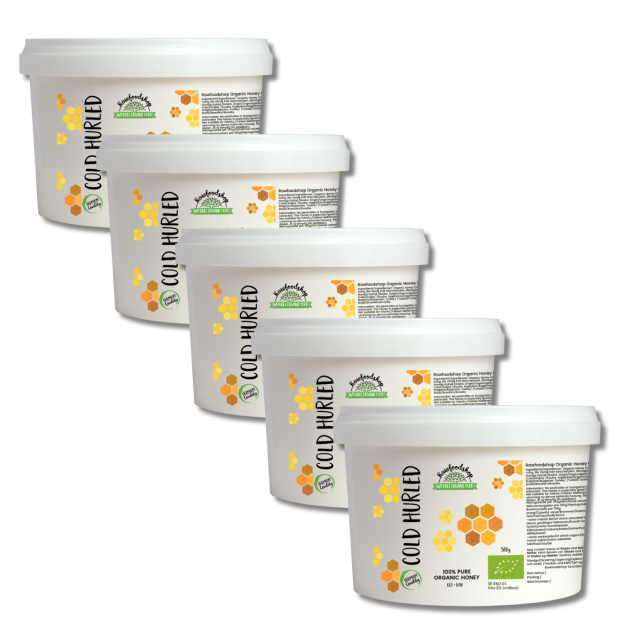 Honning Kaldrørt ØKO 500g x 5 pakker