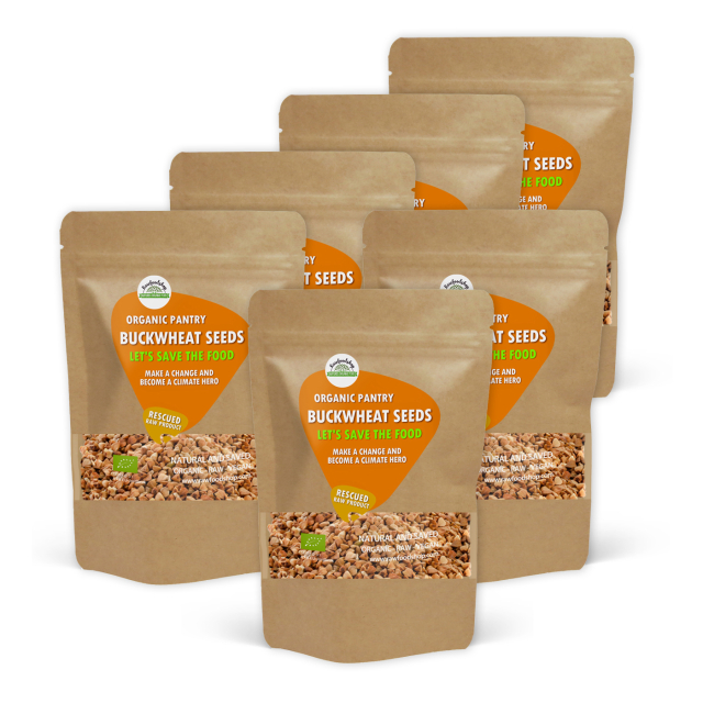 Bokhvete ØKO 1kg x 6 pakker