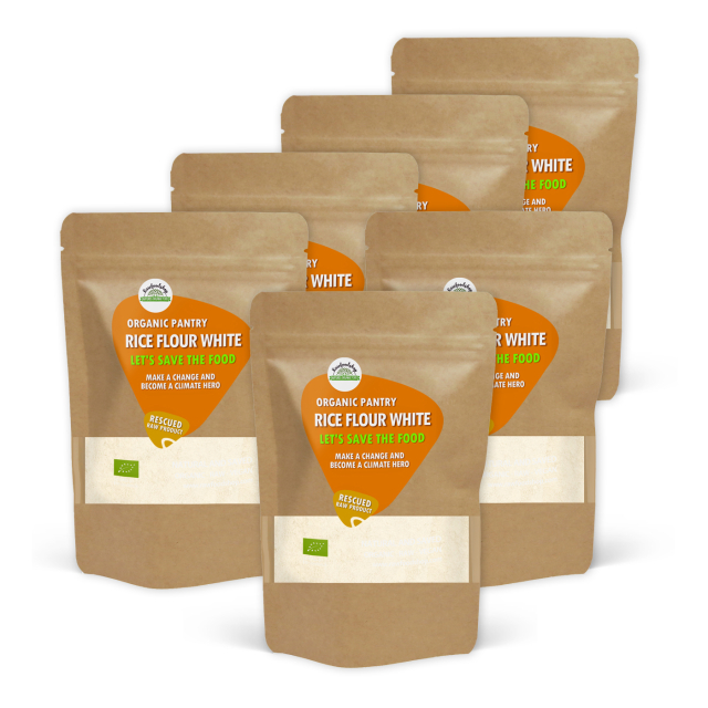 Rismel Hvitt ØKO 1kg x 6 pakker