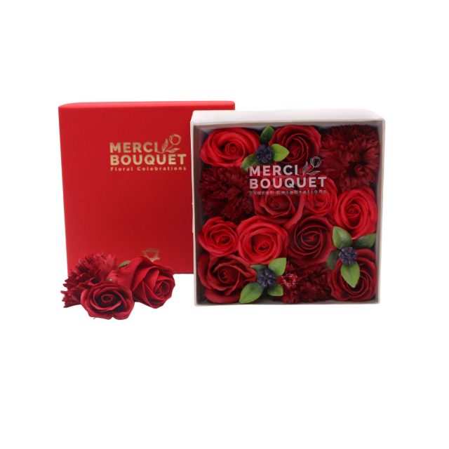 Eske Såpeblomster Røde Roser