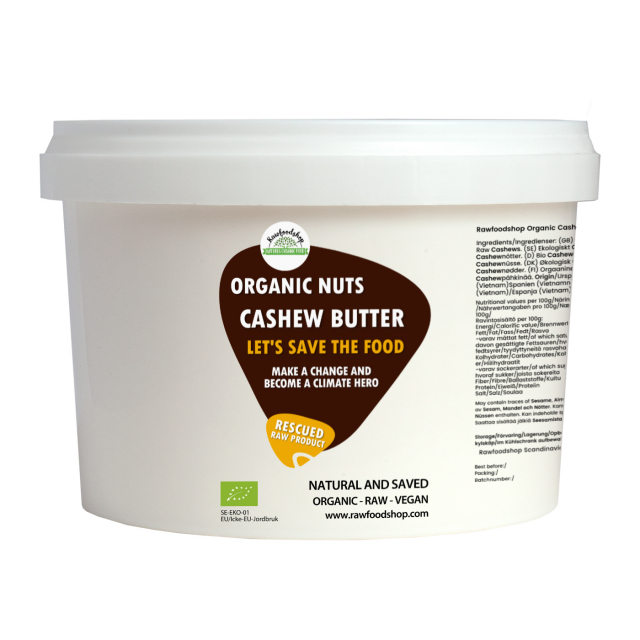 Cashewnøttsmør RAW ØKO 500g