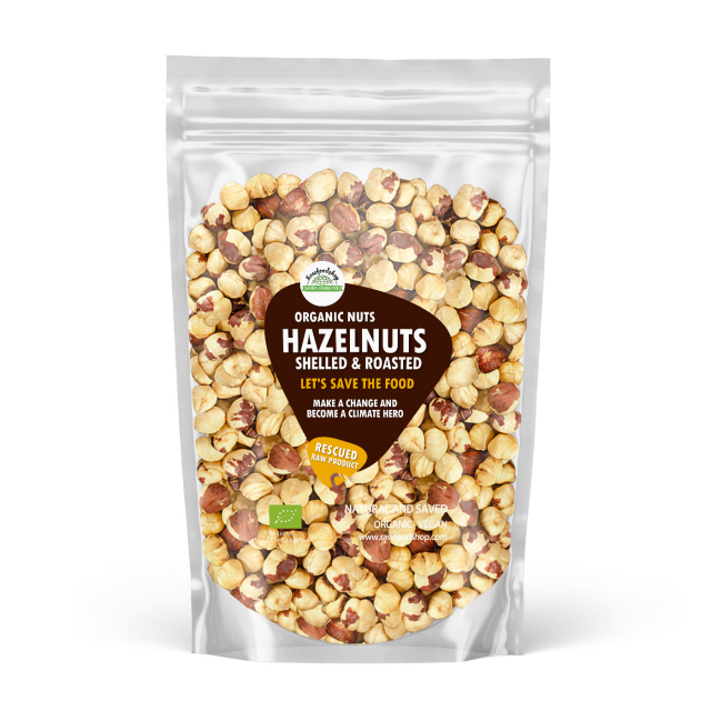Hasselnøtter Skrelt og Ristet ØKO 1kg
