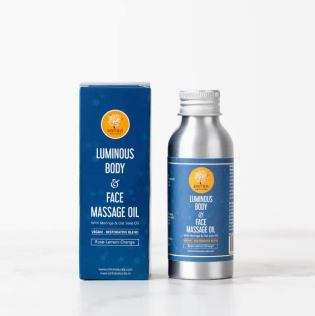Massasjeolje for kropp og ansikt 100ml